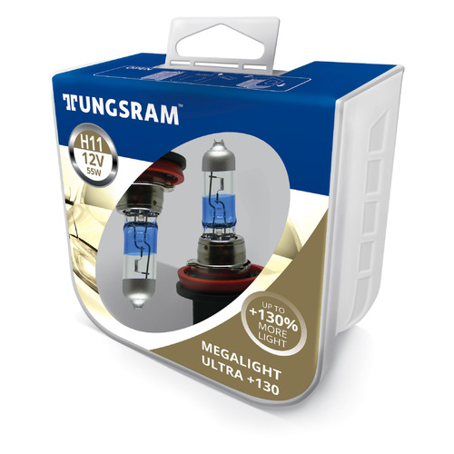 Лампа автомобильная галогенная TUNGSRAM 53110XNU PB2, H11, 12В, 55Вт, 2шт