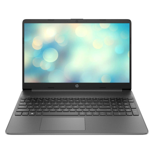 Ноутбук HP 15s-fq0082ur, 15.6", IPS, Intel Celeron N4020 1.1ГГц, 4ГБ, 128ГБ SSD, Intel UHD Graphics 600, Free DOS 3.0, 3D4V8EA, серый