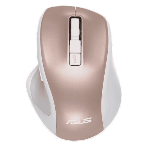 Мышь ASUS MW202, оптическая, беспроводная, USB, розовый и белый [90xb066n-bmu010]