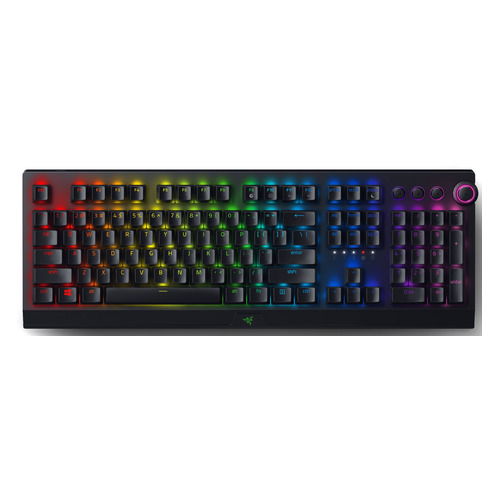 Клавиатура Razer Blackwidow V3 Pro, USB, Bluetooth/Радиоканал, c подставкой для запястий, черный [rz03-03530800-r3r1]