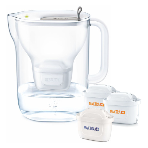 Фильтр-кувшин для очистки воды BRITA Style MX+ XL Жесткость 3шт, серый, 3.6л 3 картриджа в комплекте
