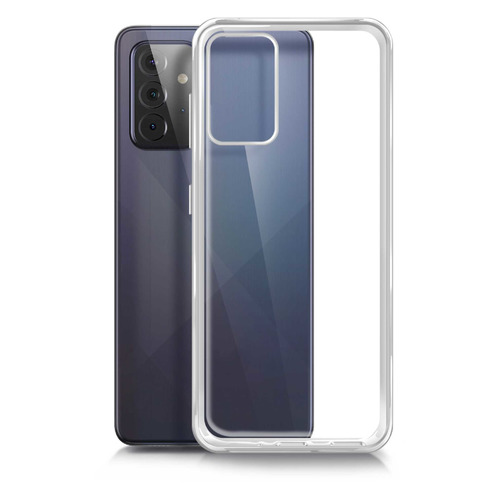 Чехол (клип-кейс) BORASCO Silicone Case, для Samsung Galaxy A72, прозрачный [39820]