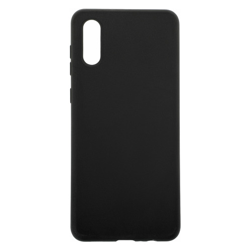 Чехол (клип-кейс) BORASCO Silicone Case, для Samsung Galaxy A02, черный [39906]