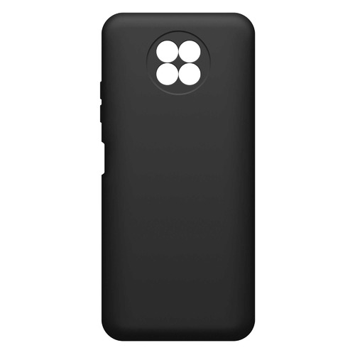 Чехол (клип-кейс) BORASCO Silicone Case, для Xiaomi Redmi Note 9t, черный [39922]