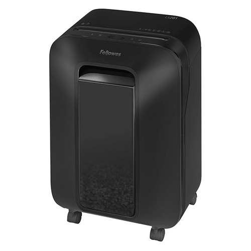 Уничтожитель бумаг Fellowes PowerShred LX201, P-5, 2х12 мм, 12 лист. одновременно, 22л [fs-50500]