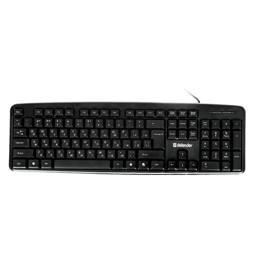 Клавиатура Defender Next RU, USB, черный [45440]