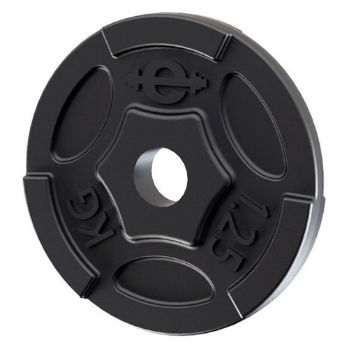 Диск Euro classic ES-0243 для штанги без покр. 1.25кг черный/черный (28262678)