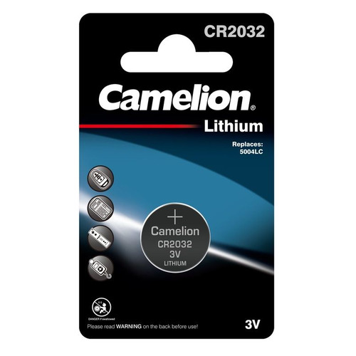 CR2032 Батарейка CAMELION Lithium CR2032 BL-1, 1 шт. 210мAч