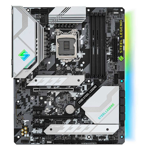 Материнская плата ASROCK Z590 STEEL LEGEND, LGA 1200, Intel Z590, ATX, Ret