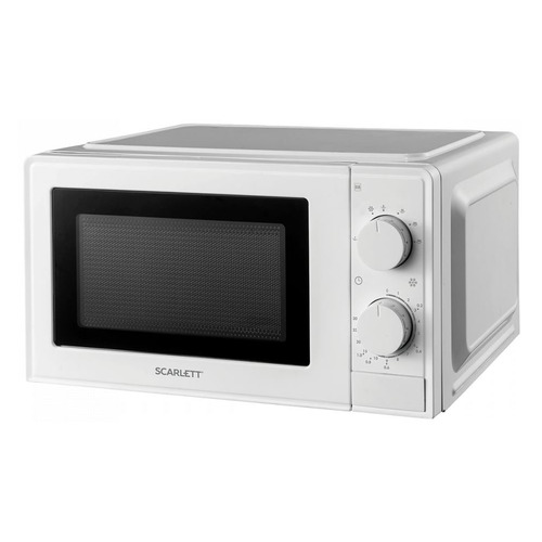 Микроволновая печь Scarlett SC-MW9020S09M, 700Вт, 20л, белый /черный