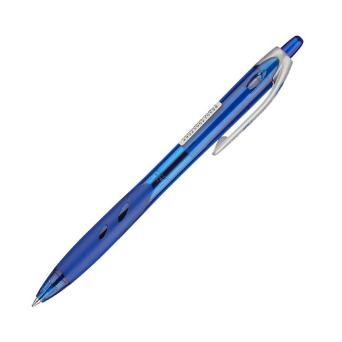 Ручка шариков. Pilot Rex Grip BPRG-10R-F-L прозрачный d=0.32мм синие автоматическая резин. манжета 12 шт./кор