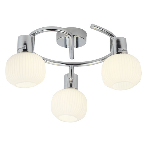 Спот RIVOLI Pulito 7009-731, 40Вт, патрон Е14 х 3шт, накладной, на потолок, хром
