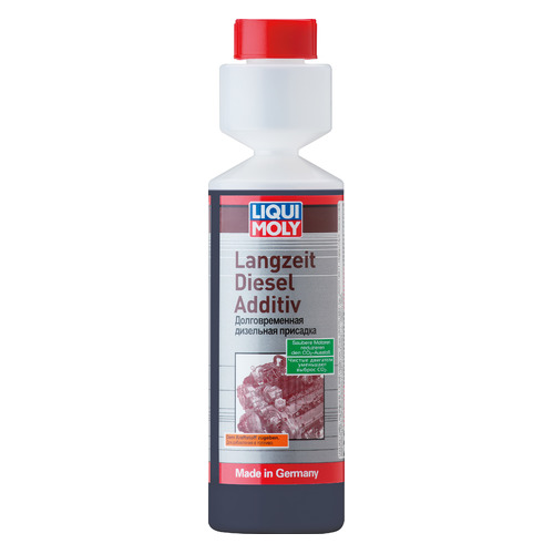 Присадка в топливо LIQUI MOLY Langzeit Diesel Additiv, моющая, топливная система, 0.25л, концентрат [2355]