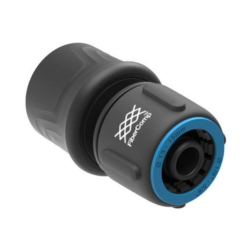 Коннектор Fiskars FiberComp Д.вх.1/2-5/8" черный/синий (1054786)