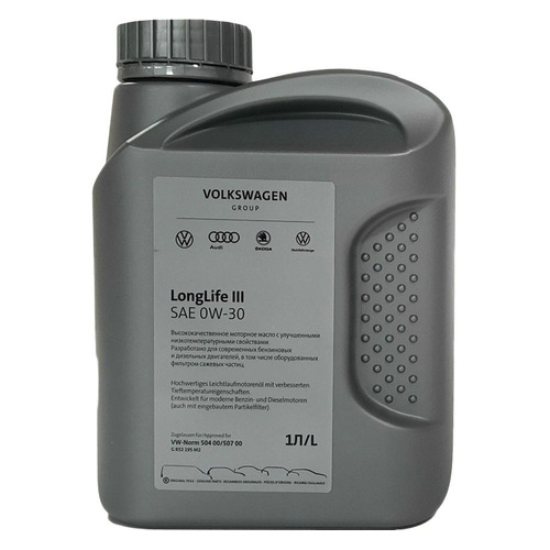 Моторное масло VAG Longlife III 0W-30 1л. синтетическое [g r52195m2]