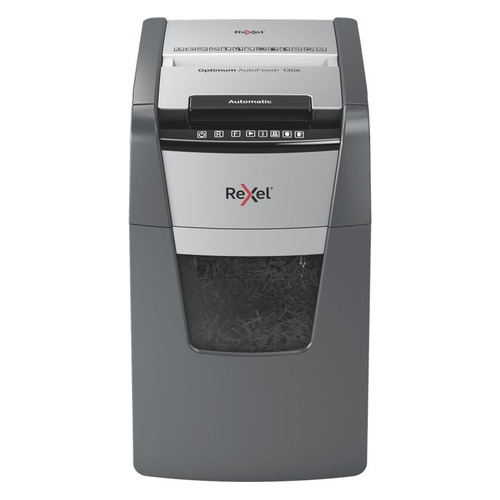 Уничтожитель бумаг Rexel Optimum AutoFeed 130X, с автоподачей, P-4, 4х28 мм, 130 лист. одновременно, 44л [2020130xeu]
