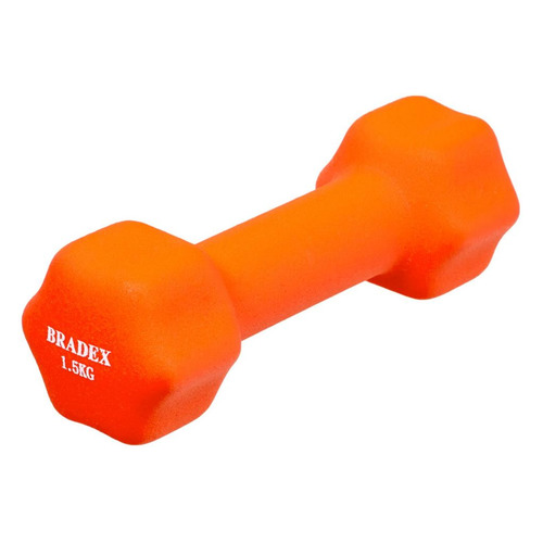 Гантель Bradex SF 0541 1гант. 1.5кг неопр. оранжевый