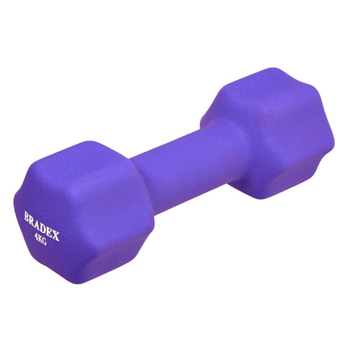 Гантель Bradex SF 0544 1гант. 4кг неопр. фиолетовый