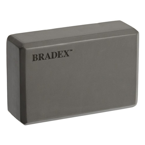 Блок для йоги Bradex SF 0407 пеноматериал ш.:230мм в.:150мм т.:75мм серый