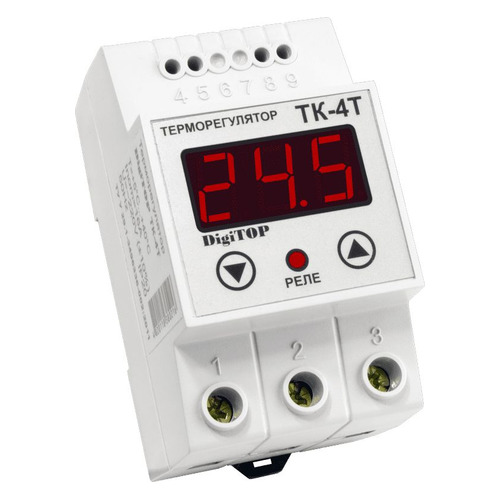 Реле температуры DIGITOP ТК-4т, 1-фазное, 220В