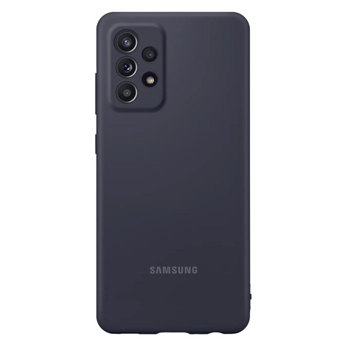 Чехол (клип-кейс) Samsung Silicone Cover, для Samsung Galaxy A52, черный [ef-pa525tbegru]
