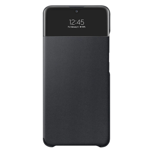 Чехол (флип-кейс) Samsung Smart S View Wallet Cover, для Samsung Galaxy A32, черный [ef-ea325pbegru]