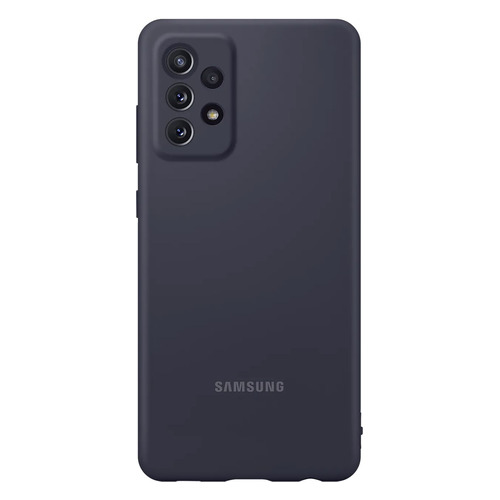 Чехол (клип-кейс) Samsung Silicone Cover, для Samsung Galaxy A72, черный [ef-pa725tbegru]