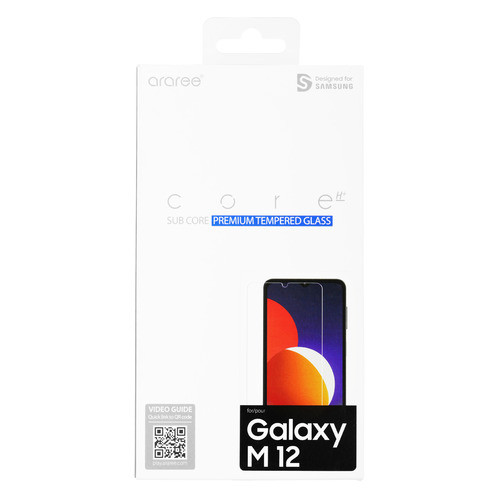 Защитное стекло для экрана Samsung araree by KDLAB для Samsung Galaxy M12 прозрачная, 1 шт [gp-ttm127kdatr]