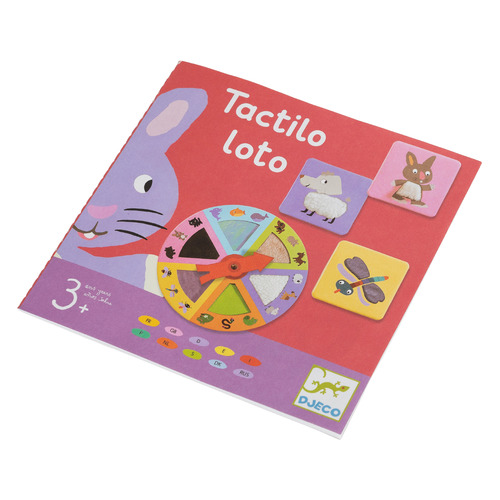 Настольная игра DJECO Тактильное лото Животные [08129]