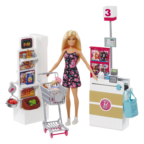 Игровой набор Barbie Супермаркет [frp01]