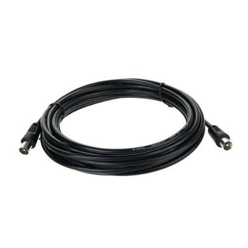 Кабель соединительный антенный Telecom, TV(m) - TV(m) , 5м, черный [ttv9555-5m]
