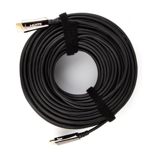 Кабель VCOM, HDMI (m) - HDMI (m) , ver 2.0, 50м, GOLD, черный [d3742a-50m]