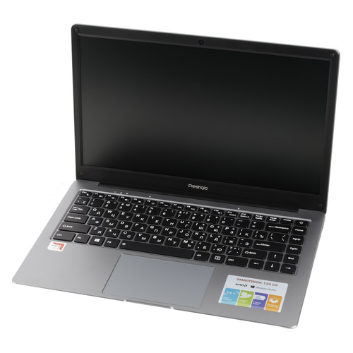 Ноутбук Prestigio SmartBook 133C4, 14.1", AMD A4 9120e 1.5ГГц, 4ГБ, 64ГБ eMMC, AMD Radeon R3, Windows 10 Professional, PSB133C04CGP_DG_CIS, темно-серый