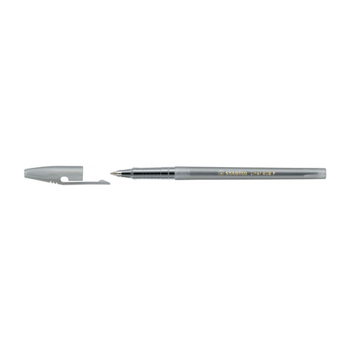 Ручка шариков. Stabilo Liner F 808/46 черный d=0.38мм кор. 1стерж. 10 шт./кор