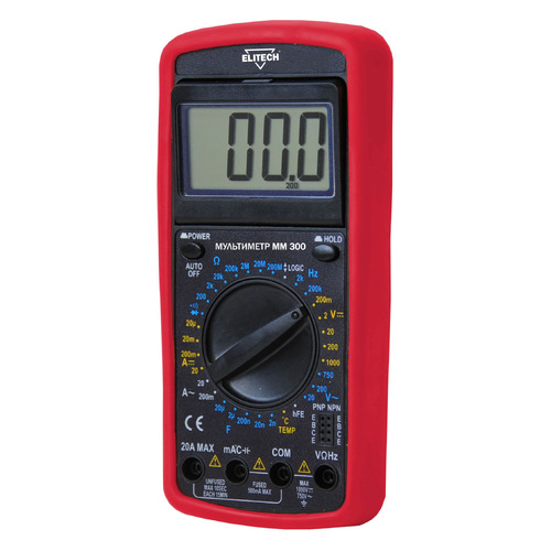 Мультиметр Elitech ММ 300 [182087]