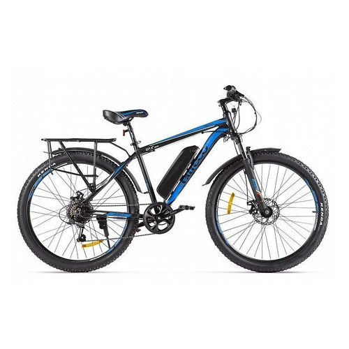 Электробайк ELTRECO XT 800 new, 10000mAh, черный\синий [022298-2135]