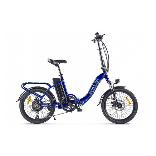 Электробайк VOLTECO Flex UP!, 12500mAh, синий\серебристый [022305-2405]