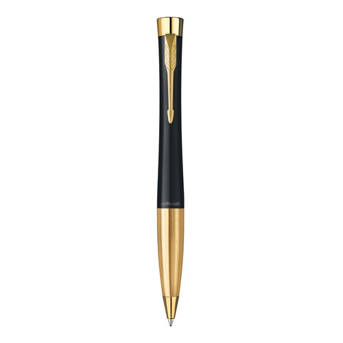 Ручка шариков. Parker Urban Core K314 (2143640) Muted Black GT M синие подар.кор