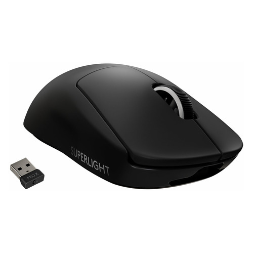 Мышь Logitech PRO Х Superlight Wireless, игровая, оптическая, беспроводная, USB, черный [910-005880]