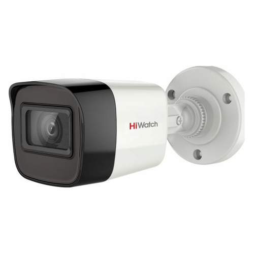 Камера видеонаблюдения аналоговая HIWATCH DS-T200A (6 mm), 1080p, 6 мм, белый
