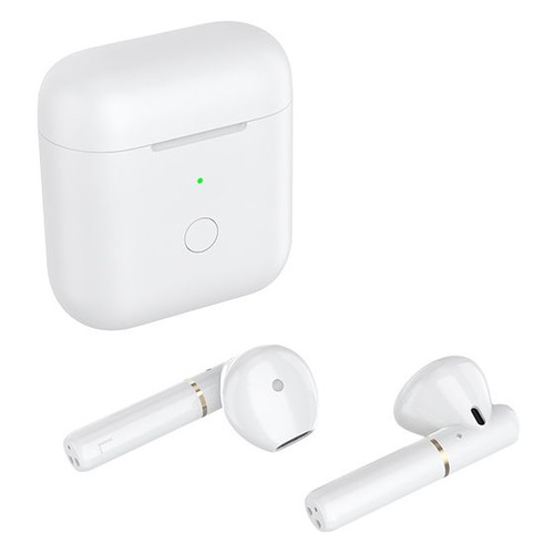 Гарнитура QCY T8, Bluetooth, вкладыши, белый