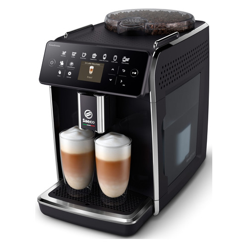 Кофемашина Saeco GranAroma SM6480/00, черный/серебристый