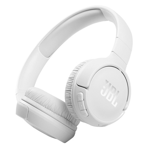 Гарнитура JBL Tune 510BT, Bluetooth, накладные, белый [jblt510btwht]