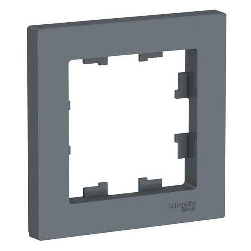 Рамка Schneider Electric AtlasDesign ATN000701 наклад. 1x термопласт серый