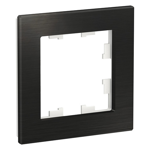 Рамка Schneider Electric AtlasDesign ATN312301 наклад. 1x ABS черный