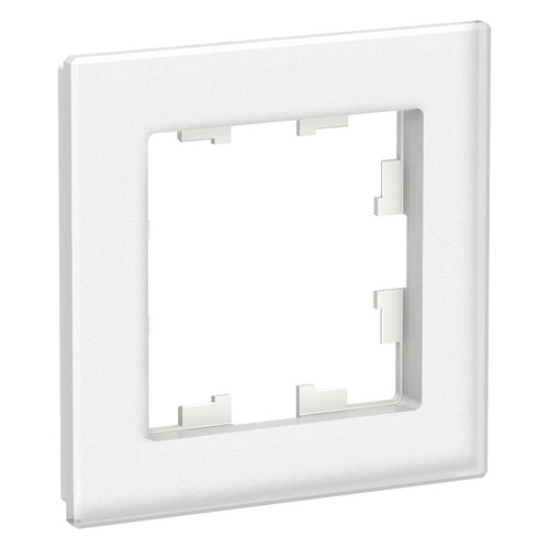 Рамка Schneider Electric AtlasDesign ATN330101 наклад. 1x стекло белый матовый (упак.:1шт)