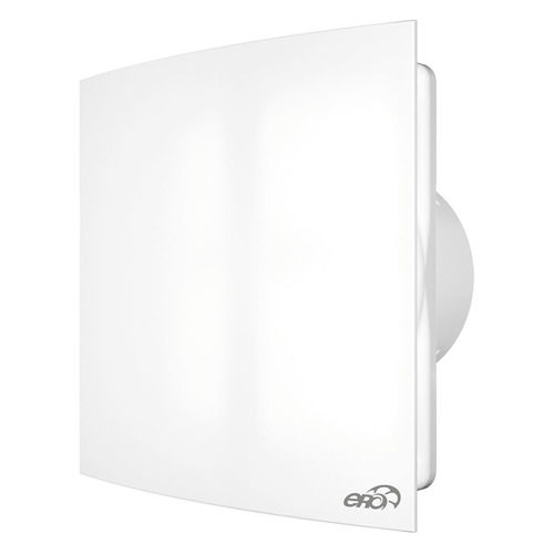 Вентилятор ERA Quadro 4, вытяжной, 100мм, белый