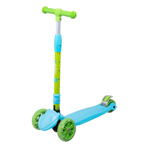 Самокат RIDEX Bunny, детский, 3-колесный, голубой/зеленый [ут-00018426]
