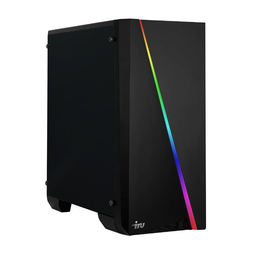 Компьютер iRU Game 525, AMD Ryzen 5 3600, DDR4 16ГБ, 1ТБ, 240ГБ(SSD), NVIDIA GeForce RTX 3060 - 12288 Мб, Free DOS, черный [1498866]