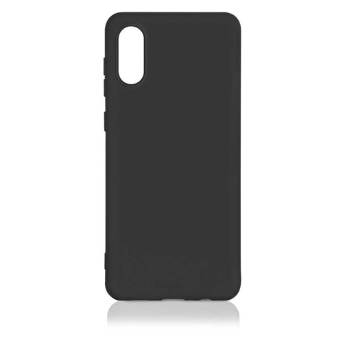 Чехол (клип-кейс) DF sOriginal-27, для Samsung Galaxy A02, черный [df soriginal-27 (black)]